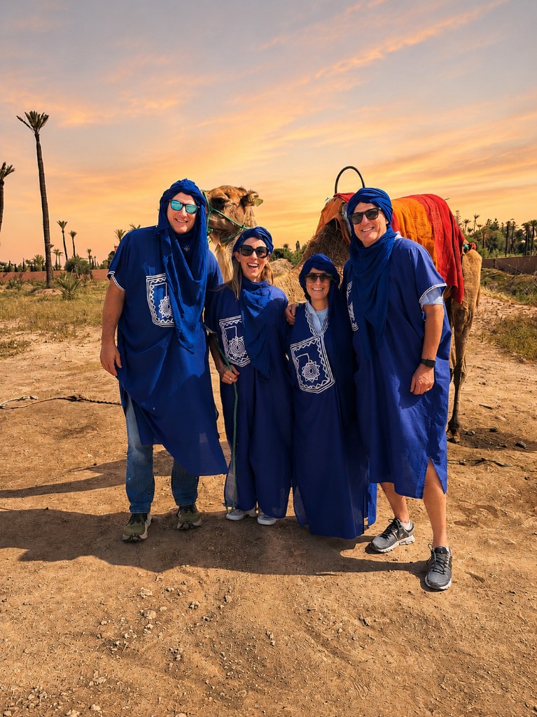 Sunset Camel Ride in Marrakech Palm Grove